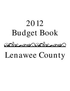 Lenawee County /  Michigan / Oklahoma state budget