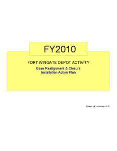 Base Realignment & Closure Installation Action Plan FY[removed]FWDA