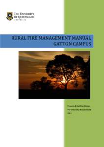 Rural Fire Management Manual Gatton