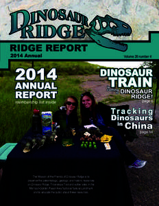 RIDGE REPORT 2014 Annual Volume 26 number 4  membership list inside