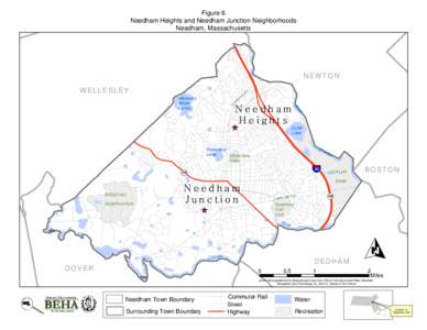 Figure 6 Needham Heights and Needham Junction Neighborhoods Needham, Massachusetts NEWTON E