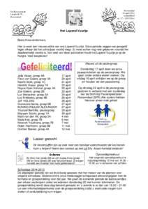 Roosendaal 16 april 2014 contactbrief nr. 17 – [removed]De Kroevendonk