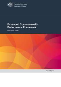 Enhanced Commonwealth Performance Framework - Discussion Paper