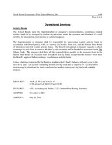 North Boone Community Unit School District[removed]:90 Page 1 of 1  Operational Services