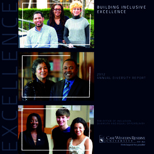 BUILDING INCLUSIVE EXCELLENCE 2012 ANNUAL DIVERSITY REPORT
