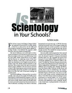 Scientology in Your Schools? by Robin Jacobs F