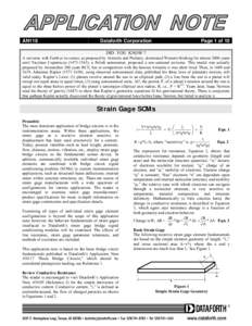 Sensors / Elasticity / Strain gauge / Analog circuits / Physical quantities / Solid mechanics / Voltage divider / Resistor / Gauge factor / Physics / Electronics / Electromagnetism