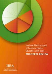 National Plan for Equity of Access to Higher Education[removed]Mid-term Review