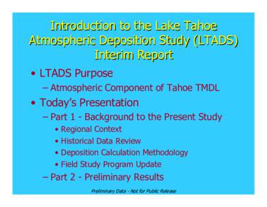 Master Format for Nov. 21 LTADS Mtg.