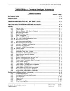 ––––––––––––––––––––––––––––––––––––––––––––––––––––––––Accounting Manual for Public School Districts  CHAPT