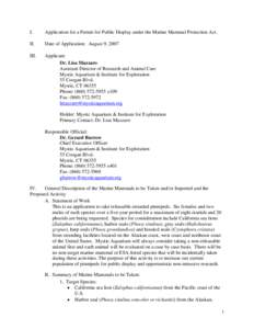 Pinnipeds / True seals / Megafauna / Carnivorans / Steller sea lion / Marine Mammal Protection Act / California sea lion / Harbor seal / Earless seal / Zoology / Biology / Eared seals