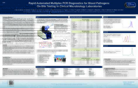 Rapid Automated Multiplex PCR Diagnostics for Blood Pathogens On-Site Testing in Clinical Microbiology LaboratoriesI. Ota1, E. Barker1, A. Hemmert1, B. Baarda1, O. Cham1, C. Heyrend1, B. Barrett1, N. Garrone1, S. 