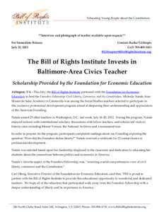 Cato Institute / United States Bill of Rights / Politics of the United States / Politics / Government / James Madison / Bill of Rights Institute / United States Constitution