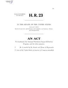 IIB  114TH CONGRESS 1ST SESSION  H. R. 23