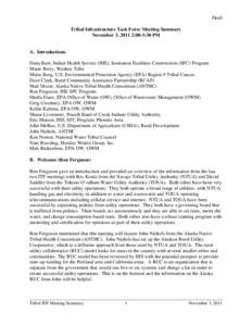 Vacuum sewer / Tribe / Civil engineering / Environmental engineering / Construction / Environment / Combined sewer / Indian Health Service / United States Public Health Service / Water pollution