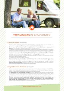 © SpeedKingz / Shutterstock.com  TESTIMONIOS DE LOS CLIENTES /// Maryline Thomas | Embajador “Como usuaria y embajadora de Camping Travel Club desde hace varios años, soy consciente de que, con esta fórmula, nos ben