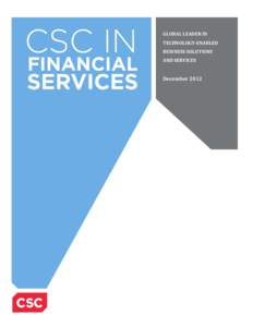 CSC in Financial Services