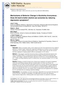 NIH Public Access Author Manuscript Addiction. Author manuscript; available in PMC 2011 April 1. NIH-PA Author Manuscript