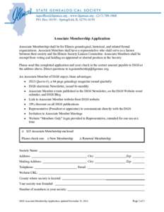 Illinois Local Affiliate Society Membership