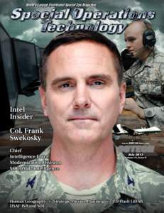World’s Largest Distributed Special Ops Magazine  Intel Insider Col. Frank Swekosky