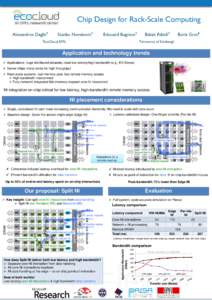 Chip Design for Rack-Scale Computing Alexandros † Daglis