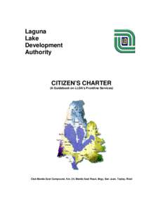 Laguna Lake Development Authority  CITIZEN’S CHARTER