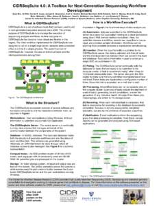 CIDRSeqSuite 4.0: A Toolbox for Next-Generation Sequencing Workflow Development Sean M.L. Griffith, Dorian R. Leary, Joseph D. Newcomer, Kurt N. Hetrick, Michael Barnhart, Keith Roberts, Beth A. Marosy, Brian D. Craig, D