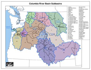 Columbia River Basin Subbasins[removed]