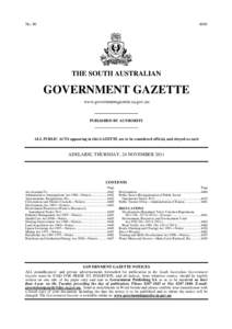 South African law / City of Adelaide / Immigration to Australia / Maritime history / Watercraft / Government Gazette of South Africa / Government of South Africa