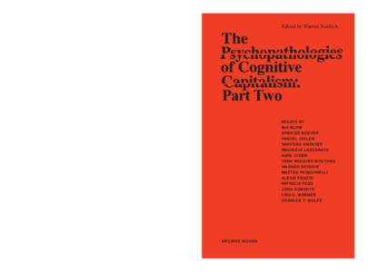 Part Two Final File First Edition_cover part two:43 PM Pagina 2  Edited by Warren Neidich ESSAYS BY INA BLOM