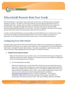 Microsoft Word - Ethershield Remote Beta User Guide.docx