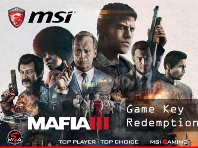 Game Key Redemption Terms & Conditions ‧The game redemption starts from 29 Oct 2016 to 31 Dec 2016 or while stocks last. MSI retains the right to make adjustments on sales bundle content without prior notice subject t