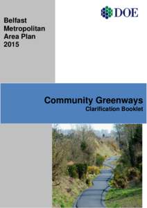 Belfast Metropolitan Area Plan[removed]Community Greenways