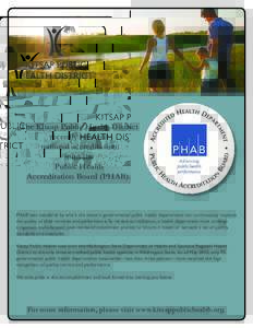 The Kitsap Public Health District recently received national accreditation from the Public Health Accreditation Board (PHAB).