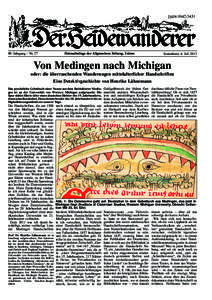 89. Jahrgang – Nr. 27  Sonnabend, 6. Juli 2013 Heimatbeilage der Allgemeinen Zeitung, Uelzen