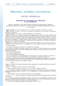 Journal officiel de la République française - N° 126 du 3 juin 2015