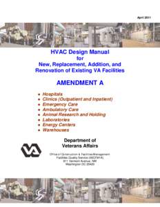 HVAC Design Manual for Hospitals