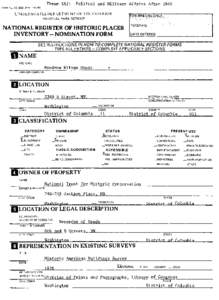 Theme XXI:  Politcal and Military Affairs After 1865 Form No[removed]Rev[removed])