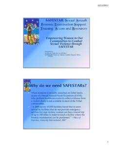 Microsoft PowerPoint - SAFESTAR presentation for Puerto Rico Revised by Cordelia 2012