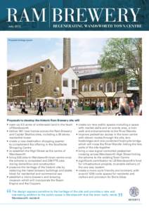 RAM BREWERY July 2013 Regenerating Wandsworth Town Centre  Proposed heritage square