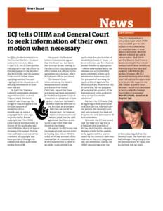News focus  News ECJ tells OHIM and General Court to seek information of their own