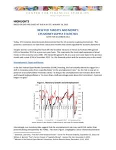 Money / Finance / Monetary economics / Banking / William A. Barnett / Year of birth missing / Federal funds rate / Federal Reserve System / Monetary policy / Economics / Macroeconomics / Federal Reserve