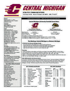 Central Michigan Chippewas football team / Michigan MAC Trophy / Dan LeFevour / Joe Staley / Taylor Stubblefield / College football / Central Michigan Chippewas football / National Football League