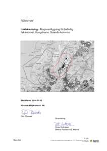 RENA HAV Luktutredning - Biogasanläggning för befintlig fiskeindustri, Kungshamn, Sotenäs kommun Stockholm, Rönnols Miljökonsult AB