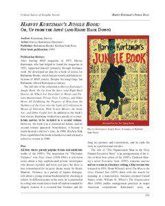 ​Harvey Kurtzman’s Jungle Book  Critical Survey of Graphic Novels