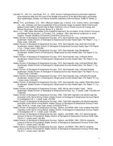 Appendix C: Geologic Reference List for Locatable and Salable Minerals, Kobuk-Seward Peninsula Planning Area