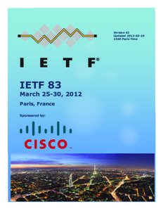 Version 01 Updated[removed]Paris Time IETF 83 March 25-30, 2012