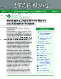 LTAP News Issue 110 Local Technical Assistance Program in Washington State	  Developing Cost-Effective Bicycle