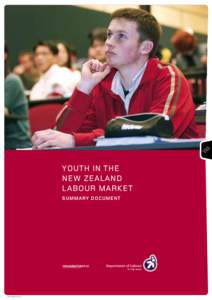 YOUTH IN THE NEW ZEALAND LABOUR MARKET SUMMARY DOCUMENT  DIR 10905B MAY 09