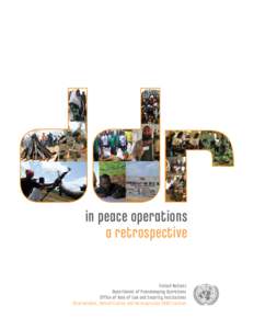 in peace operations a retrospective United Nations Department of Peacekeeping Operations Office of Rule of Law and Security Institutions